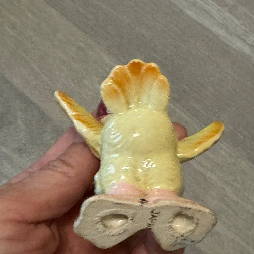 Vintage Anthropomorphic Duck Figurine Japan Hand‎ Painted Collectible Bird